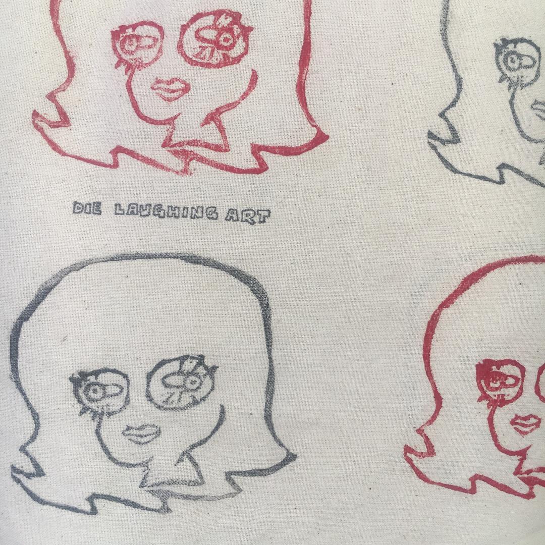 Chick Habit Stamped Tote
