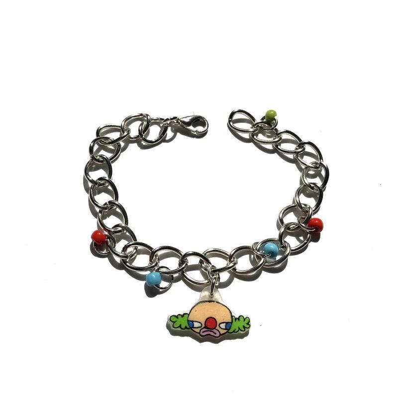 Clown chunky charm bracelet