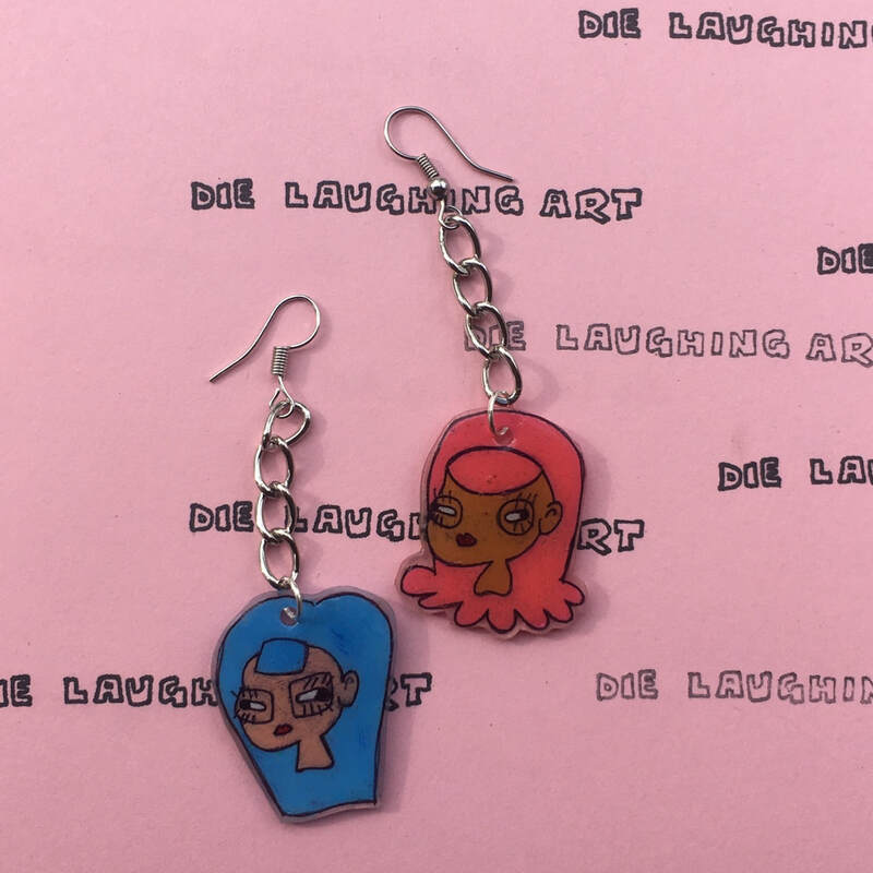 Chick Habit Mismatched Earrings